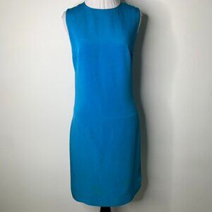Vintage Versus Women's Blue Shift Sleeveless Dress Size IT42 / 6 US